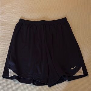 Nike Navy Athletic Shorts Lightweight Breathable Design